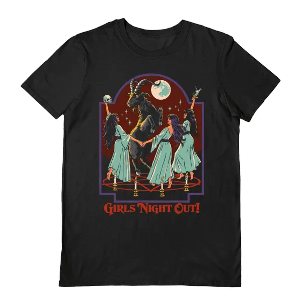 Steven Rhodes Girls Night Out Tee T-Shirt Mens Womens Tees Top Tshirts_viptrois.com