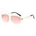 Men's Sunglasses Fashion Diamond Women's Sunglasses New Cut Edge Party Sunglasses Gradient Color Square Frame Trendy Glasses_viptrois.com