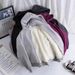 Men's Clothing Autumn And Winter Plus Velvet Thickened Jacket Sweatshirt Men's Winter Korean Version Loose Warm Student Ins Trendy Top Couple Style_viptrois.com