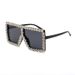 New Large Frame Sunglasses For Women 17059 Diamond Studded Fashion Internet Celebrity Sunglasses For Women Sunglasses_viptrois.com