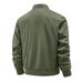 Men's Slim Baseball Jacket – Lightweight Stand Collar | Workwear & Casual | Grey/Black/Army Green/Blue | Sizes M-5XL_viptrois.com