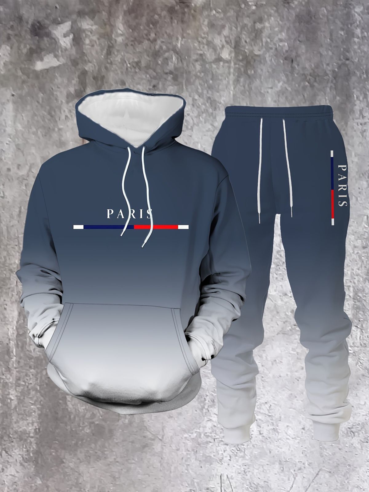 3D Digital Printing Hooded Sweater Suit Hooded Couple Outfit_viptrois.com