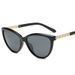 Sunglasses New Sunglasses Women's Round Face Personality Cat Eye Diamond Polarized Lenses Retro Sunglasses 8622_viptrois.com