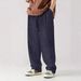 Men's Clothing Autumn New Men's Corduroy Casual Sports Loose Trousers_viptrois.com