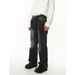 Men's Clothing | Autumn New Arrivals Style Retro Slim Flared Spliced Denim Pants_viptrois.com