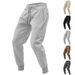 Men's Casual Jogger Pants With Elastic Cuffs - Breathable & Comfortable Slim Fit Sweatpants For Everyday Wear (Black, Khaki, Gray)_viptrois.com