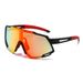 Men's Glasses Cycling Large Frame One Piece Dazzling Color Sunglasses European And American Anti Ultraviolet Cycling Sunglasses Outdoor Sports Glasses_viptrois.com