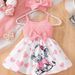 Kids' Clothing Baby Sleeveless Suspender Print Dress_viptrois.com