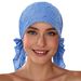Women's Hats Women's Pleated Cotton Triangular Hat Starlight Sequins Embellished Baotou Hat Thin Breathable Pirate Hat_viptrois.com