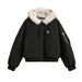 Men's Clothing 2025 Winter New Style Puffer Jacket American Retro Thickened Fur Collar Cotton Jacket Short Warm Cotton Jacket_viptrois.com