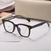 Women's Eyewear Frames New Retro Rice Nail Large Frame Flat Glasses TR90 Plate Core Anti Blue Light Glasses Celebrity Style Glasses Frame_viptrois.com