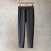 Autumn Cropped Trousers For Men Korean Style Business Seamless Slim Fit Casual Straight Leg Suit Pants_viptrois.com