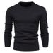 Men's Clothing Autumn And Winter New Casual Men's Solid Color Pullover Sweater Foreign Trade High Neck Men's Casual Sweater Cross Border Sweater_viptrois.com