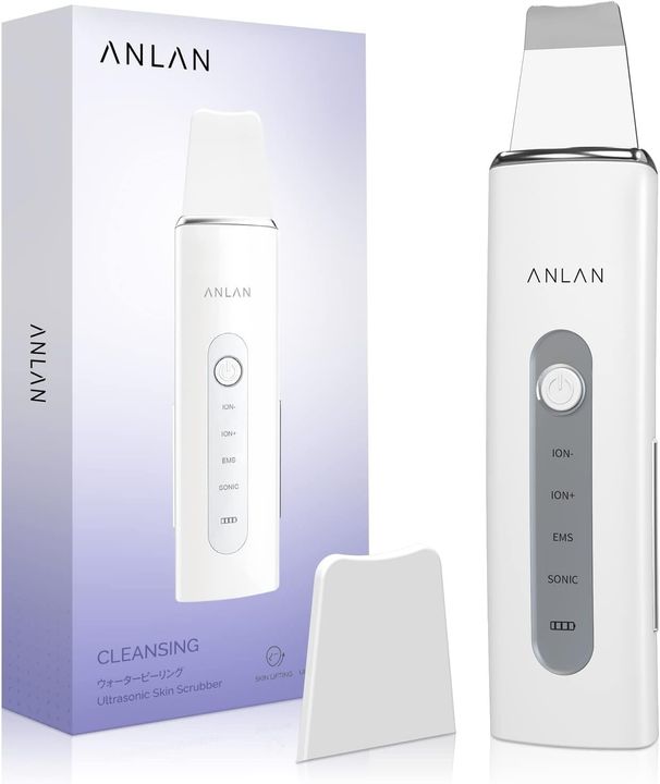 Skin Scrubber Ultrasonic Exfoliator For Face, 4 Modes Facial Cleansing_viptrois.com