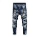 Ripped Trendy Wild Style High Elastic Paint Personality Patch New Jeans_viptrois.com