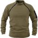 Pure Sweatshirt Autumn Winter Fleece Solid Color Stand Collar Outdoor Warm Plus Size Cross-Border European American Tactical_viptrois.com