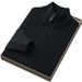 Men's Half-Zip Knit Sweater Winter Thickened Fleece Lined Pullover Casual Business Style Comfortable Soft Yarn Long Sleeve Top_viptrois.com
