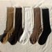 Socks Autumn And Winter Warm Calf Socks College Style JK Socks Ins Trendy Women's Socks Net Celebrity Long Stockings Cotton Socks Solid Color_viptrois.com