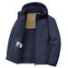 Men's Clothing Winter Hooded Fleece-Lined Windbreaker Jacket - Thickened Loose Fit Casual Coat For Autumn & Winter (Army Green, Black, Navy, Khaki)_viptrois.com
