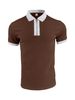 Men's Clothing Men's Waffle Zipper Lapel Fashion Short Sleeved T Shirt Polo Shirt Golf Shirt_viptrois.com