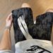 Trendy Tie Dye Distressed Style High Street Shorts Loose Fit For Men And Women Summer Casual Five Point Shorts_viptrois.com