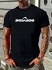 SEA DOO Logo T-Shirt Watercraft Jet Ski Boats Seadoo Speedster S-6XL Tee Homme Graphic Soft Summer Versatile Comfortable Slightly Stretched Casual_viptrois.com