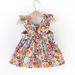 Kids’ Clothing New Contrast Color Flower Sleeveless Lace Vest Children's Dress_viptrois.com