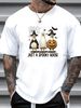 Spooky Goose Halloween Ghost Witch Pumpkin Costume Party T-Shirt Streetwear Women Summer Stylish Breathable Versatile Print Round Neck Short Sleeve Top For Everyday Wear Fashion T-Shirt For Women Casual Women Top Graphic Tees Female Casual Comfortable_viptrois.com