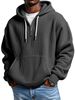 2026 Autumn And Winter New Environmentally Friendly Fabrics Fashion Sports Trendy Men's Tops Waffle Hooded Sweater_viptrois.com