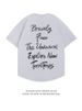 Fashionable, loose versatile, beautiful unisex T-shirt with round neck, pure cotton pullover, ruffled and handsome print_viptrois.com