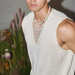 American Street Style Niche Design V-Neck Knit Vest For Men Casual Loose Simple Solid Color Sleeveless Top Trendy_viptrois.com