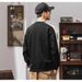 2025 New Sweater Irregular Letter Printing Sweater Men's Fattened Plus Size Loose Crew Neck Sweater Men's Foreign Trade_viptrois.com
