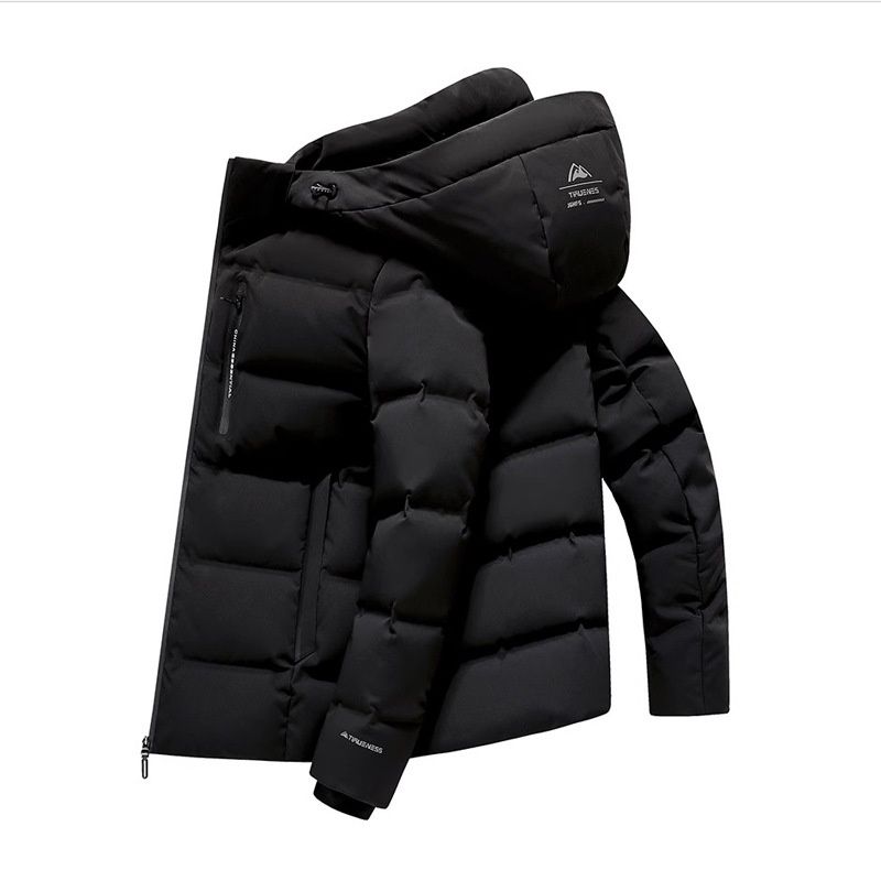 Nordmann Winter New Detachable Hood Men's Medium Thick Jacket 90% Duck Down Quality Casual_viptrois.com