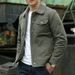 Padded Clothes Men's Fleece Jacket Thickened Padded Jacket European Size Loose Winter Padded Clothes_viptrois.com