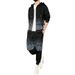 Men's Clothing men's spring and autumn fashion hooded cardigan sweatshirt large size loose sweatpants a complete set of casual sports suits_viptrois.com