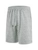 Men's Clothing Men's Clothing Spot Pallet Summer Loose Solid Color Jacquard Cloth Drawstring Men's Casual Shorts Beach Pants_viptrois.com