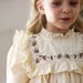 Mother & Kids Forest retro flower embroidery girl dress 2024 autumn style stand collar lotus leaf lace children's princess dress long sleeve_viptrois.com