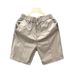 Men's Clothing Summer Stylish White Shorts For Men Trendy Thin Ice Silk Pants Men's Slim Straight Outer Wear Five Point Small Trousers_viptrois.com