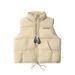Men's Clothing Kids' Puffer Vest - Winter Quilted Sleeveless Jacket (Khaki/Black/Cream, 120-160cm) Hot-selling_viptrois.com