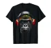 Gorilla Drawing Animal Headphones Artwork Gorilla T-Shirt Mens Womens Tees Top_viptrois.com
