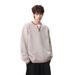 V-neck Sweater Men's Spring High Street Color Blocked Knit Sweater Trendy Brand Casual Interior_viptrois.com
