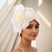 Muslim hat Space layer sticky flower watermelon hat Muslim bun hat African hat_viptrois.com