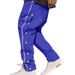 Men's Hip Hop Streetwear Basketball Jogger Pants With Button Detailing - High Waist Casual Sweatpants For Fall & Winter_viptrois.com