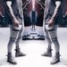 Men's clothing Sports pants Fitness casual pants men's elastic footpants_viptrois.com