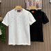 Men's Loose Short-Sleeved T-Shirt Summer Star Pattern Diamond Trendy Brand American Retro Casual High End Polyester Top_viptrois.com
