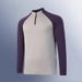 2025 New Quick Drying Fitness Long Sleeved Top Splicing Stand Up Collar Zipper Sports Outdoor Running Clothes For Men_viptrois.com