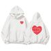 Cross-border Plus-size Raglan Sleeve Fleece Hoodie For Men Women, Autumn Winter European And American Trendy Y2K Hooded_viptrois.com