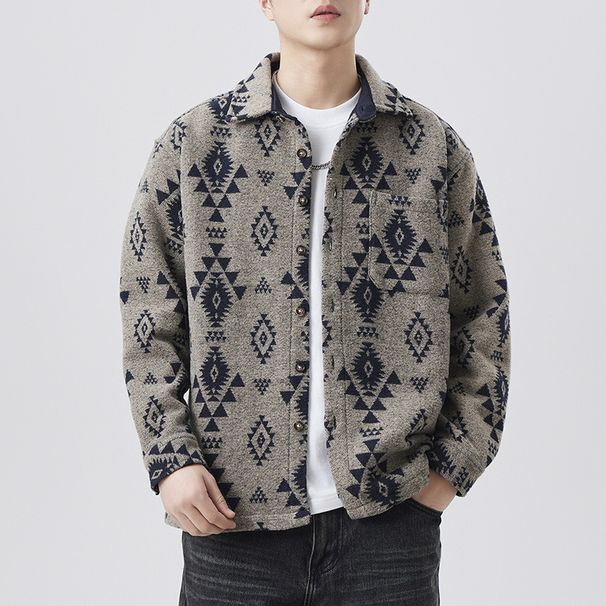 Nordmann Heavyweight 620g High-End Shirt#2025 New Japanese Style Trendy Brand Yarn-Dyed Cardigan Long Sleeve Shirt For Men_viptrois.com