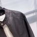 Men's Clothing Spring and Autumn Men's Stand Collar Leather Jacket Fashion Slim Business Leather Jacket Men's PU Motorcycle Leather Jacket_viptrois.com