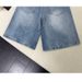 Men's Clothing Ripped Denim Shorts Style Straight Leg Summer Trendy Washed Retro Lightning Bolt Pattern Four Or Five Point Pants_viptrois.com